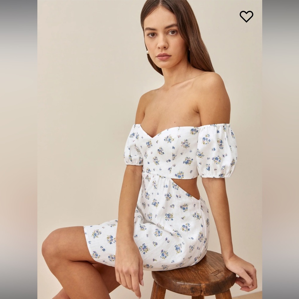 Reformation Emilia Linen Dress